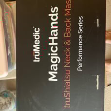 TruMedic magic hands massager, heats and charges. Like new!