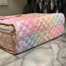 Luv Betsey Johnson Quilted Cosmetic Bag Hearts Butterflies Pink Purple NWT 52