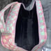 Luv Betsey Johnson Quilted Cosmetic Bag Hearts Butterflies Pink Purple NWT 52