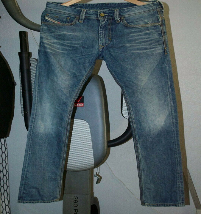 Mens Diesel Thanaz Wash 0806R slim skinny jean
