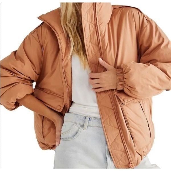 NWT Free People Duvet Bomber jacket size S