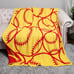 Softball Patterned Reversible Throw Blanket