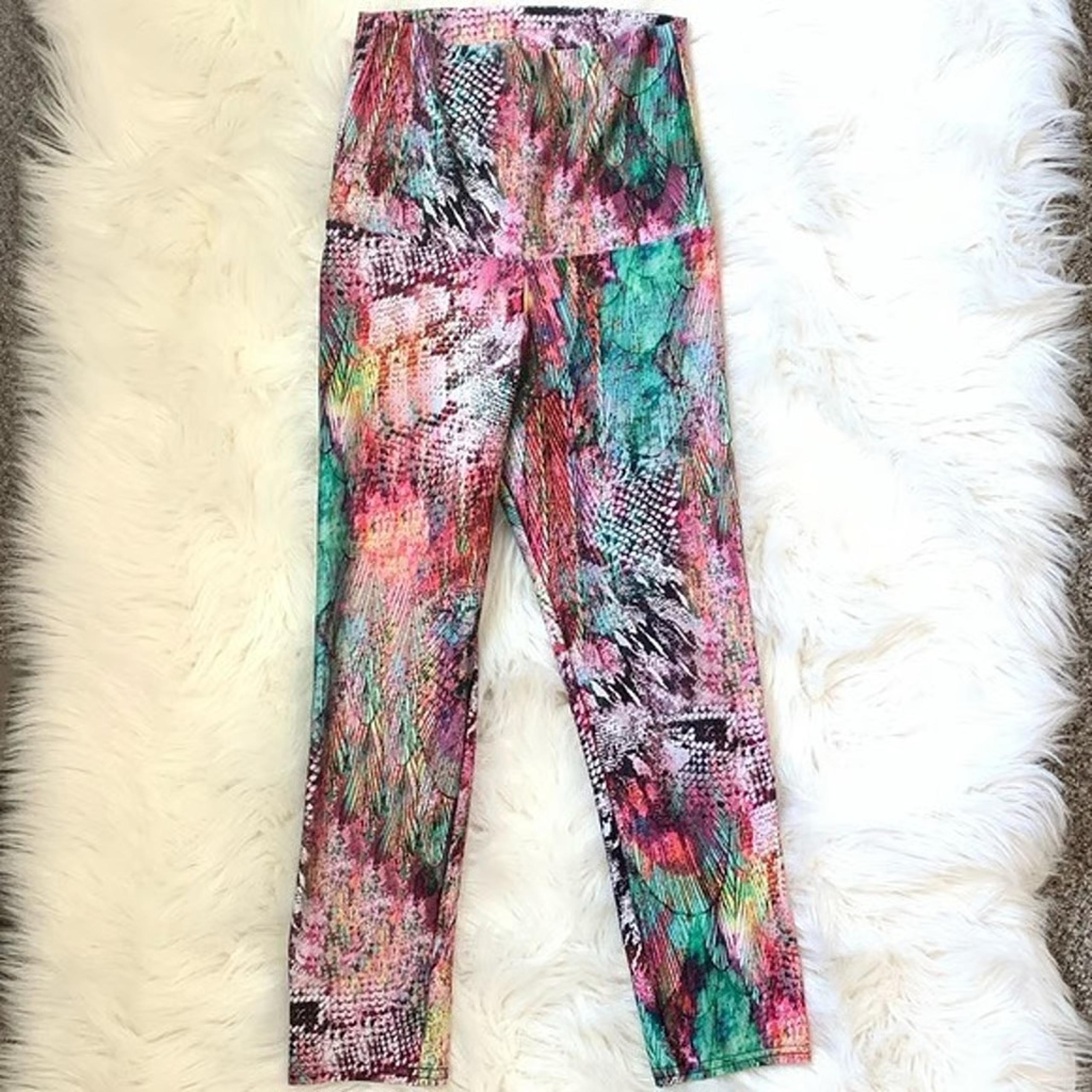 Emily Hsu Design Multicolor High Rise Leggings Womens XS