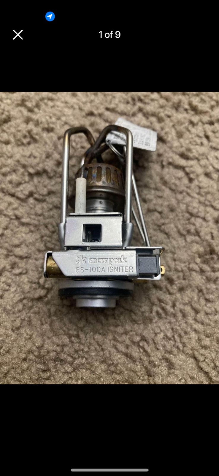 Snow Peak Giga Power Stove Ground With Auto Igniter GS-100A