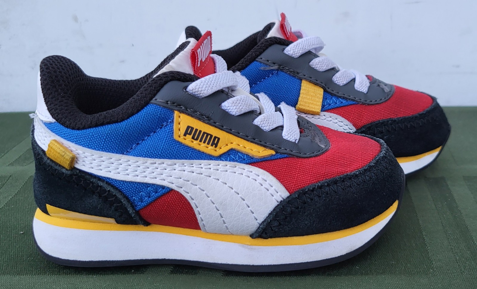 Puma Future Rider Infant 'Play On - Ribbon Red Royal' Sneakers 374679-05 Size:5c