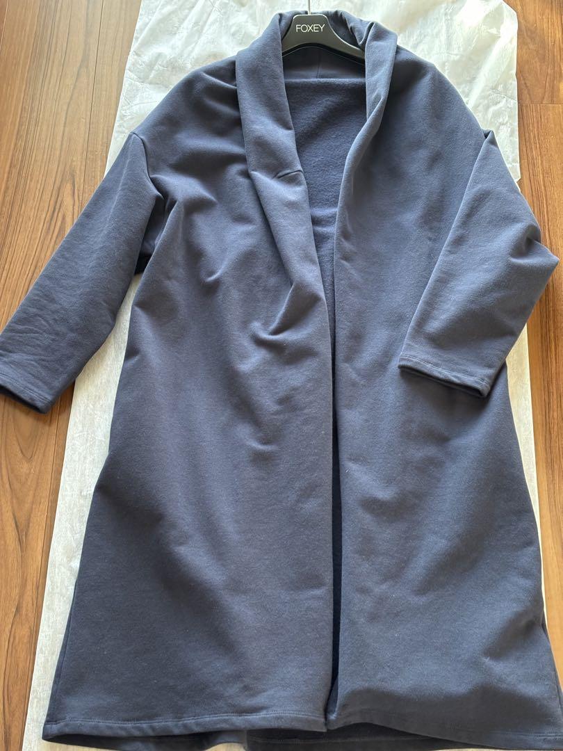 Mylana Long Coat Navy Robins