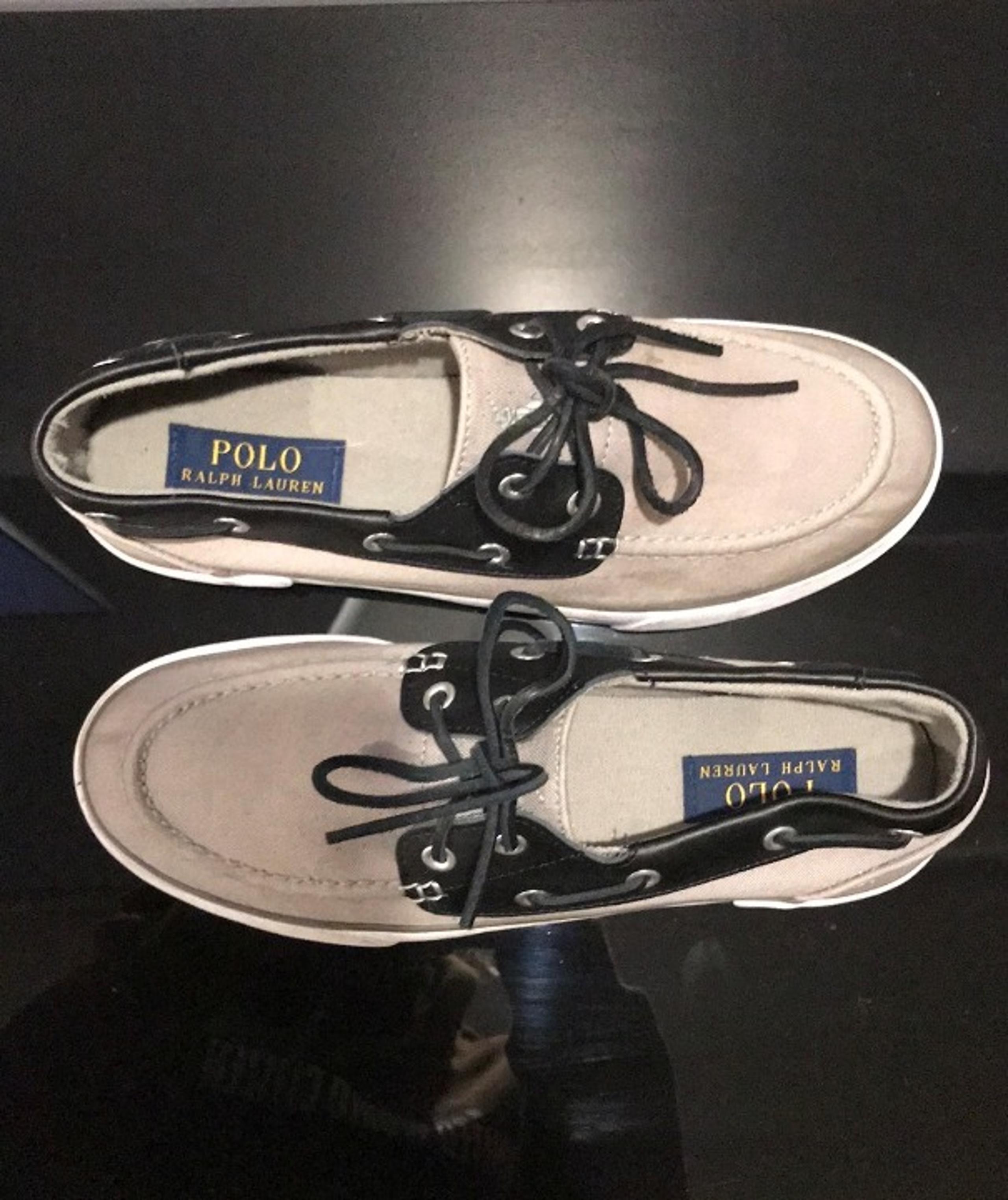 Rylander Boat Shoes-Grey Canvas/Black-7D