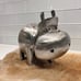 Cow Sculpture Brushed Welded Galvanized Iron Large Metal Art Metalwork