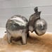 Cow Sculpture Brushed Welded Galvanized Iron Large Metal Art Metalwork