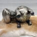 Cow Sculpture Brushed Welded Galvanized Iron Large Metal Art Metalwork