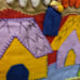Handcrafted Cloth 3D Embroiderd Colorful Farming Harvesting Wall Decor 18 & 12