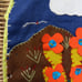 Handcrafted Cloth 3D Embroiderd Colorful Farming Harvesting Wall Decor 18 & 12
