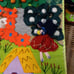 Handcrafted Cloth 3D Embroiderd Colorful Farming Harvesting Wall Decor 18 & 12
