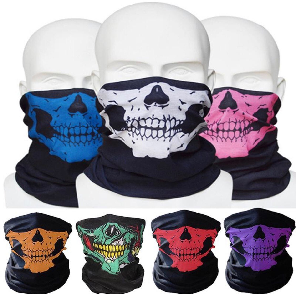 6 Skull face mask balaclava