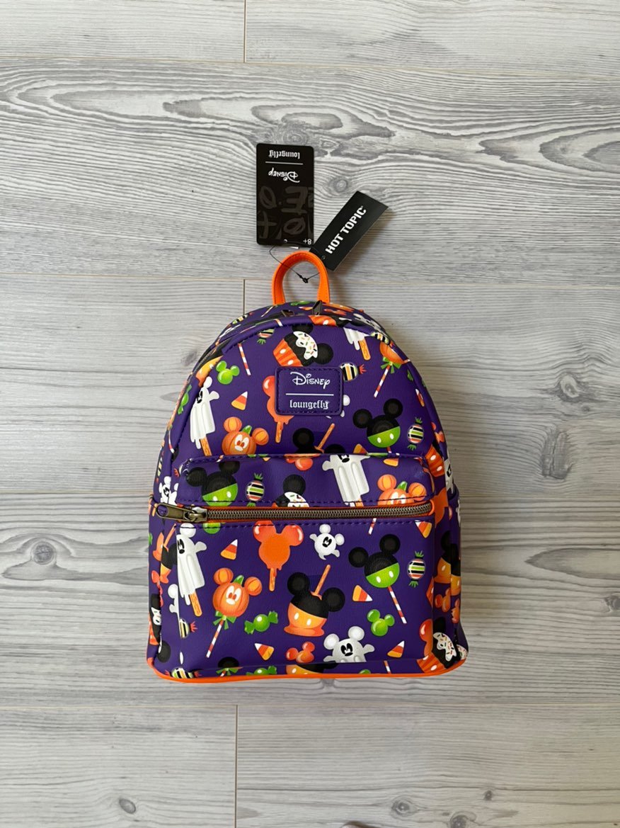Loungefly Disney Mickey Mouse Halloween Treats Mini Backpack