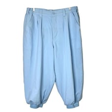 Golf Knickers 'Par 3' Mens Light Blue Golf Knickers Short Cropped Pants Sz 34