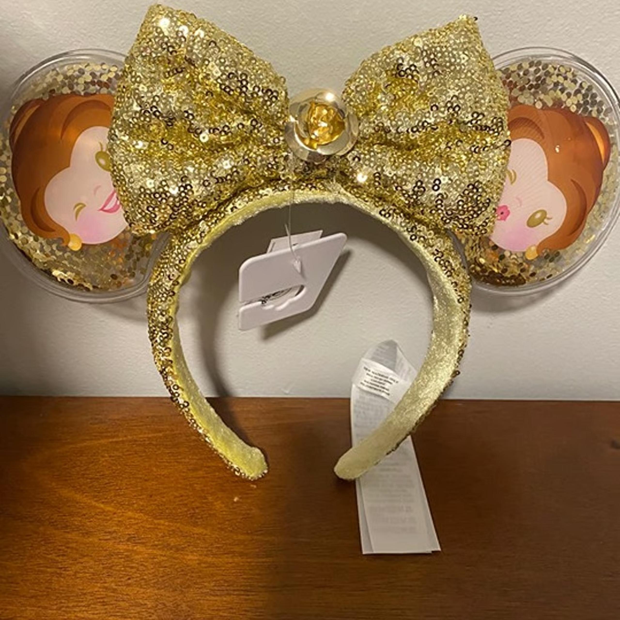 Disney Parks Princess Belle Ears Headband Beauty and the Beast NWT