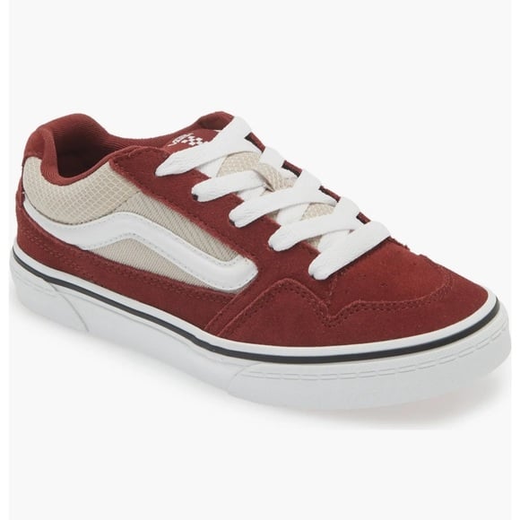 Vans Suede Low Top Sneakers, Caldrone Madder Brown, 5, Kids, Youth, Unisex, New