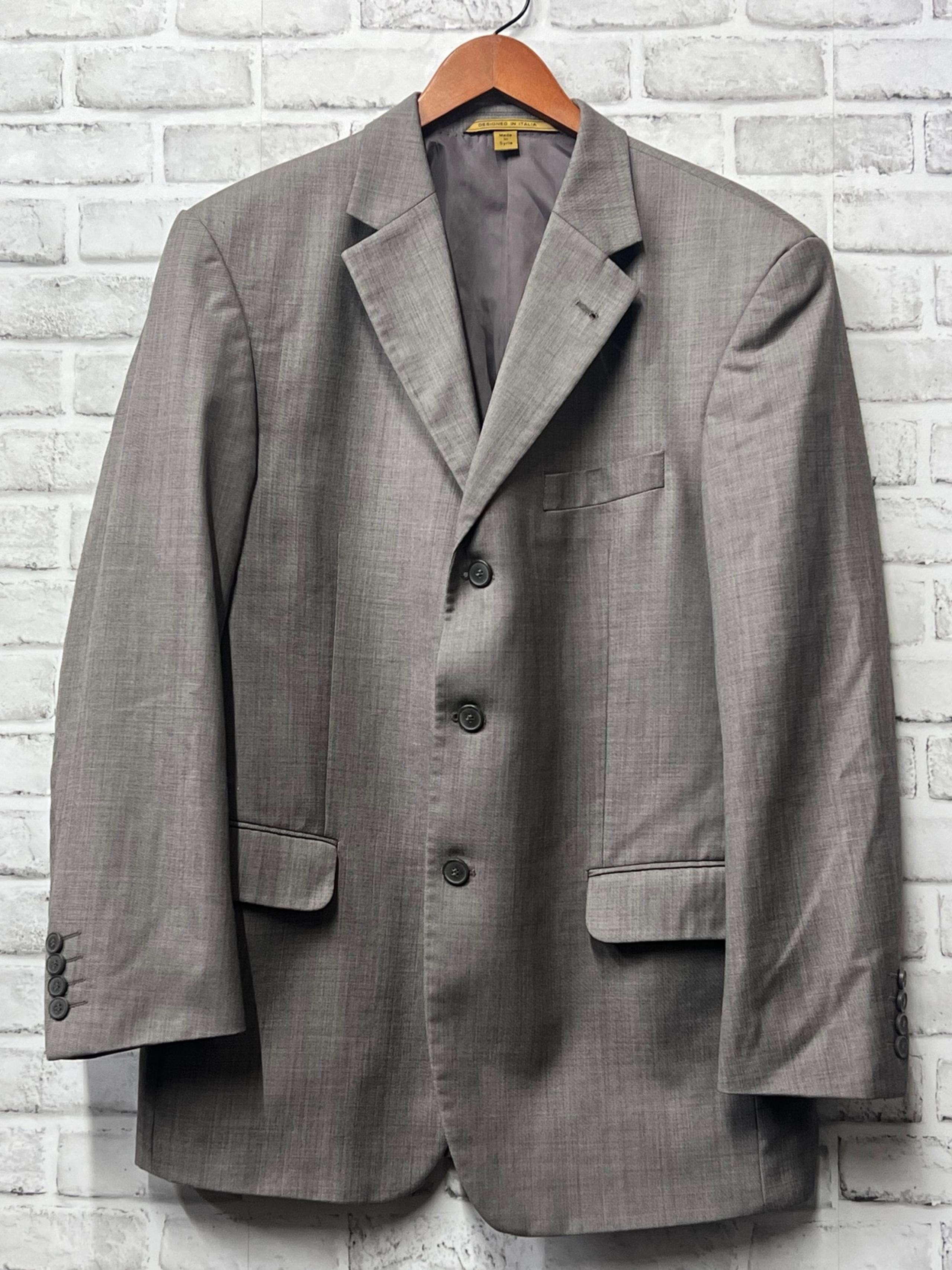 Giorgio by Giorgio Cosani Gray Cashmere/120s Wool Blend Sport Coat Mens Size 42R