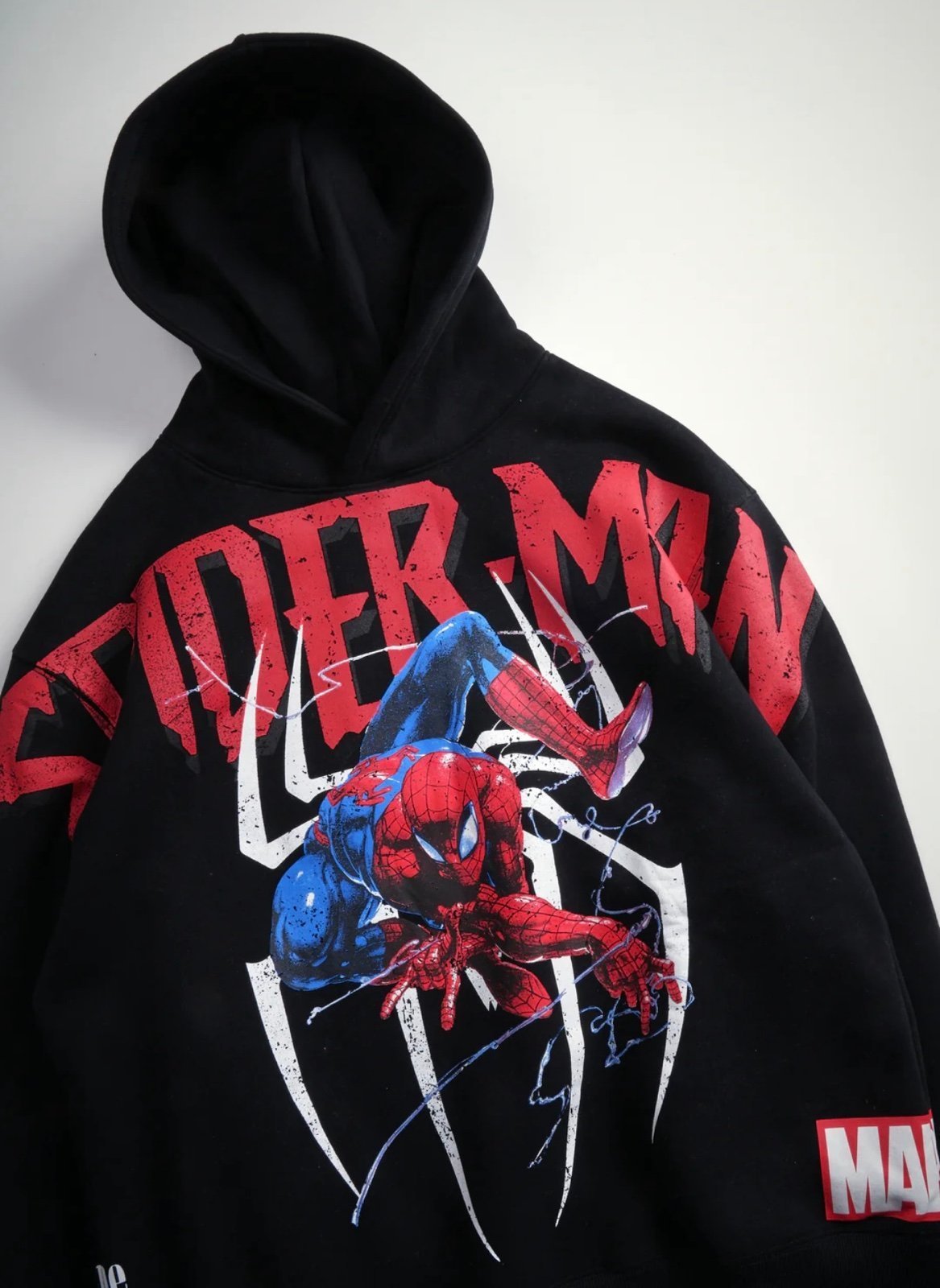 CIVIL REGIME X SPIDER-MAN “WEB CHAOS” HOODIE XL