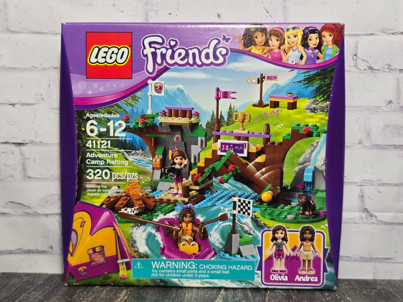 NEW LEGO FRIENDS: Adventure Camp Rafting 41121 Damaged Box