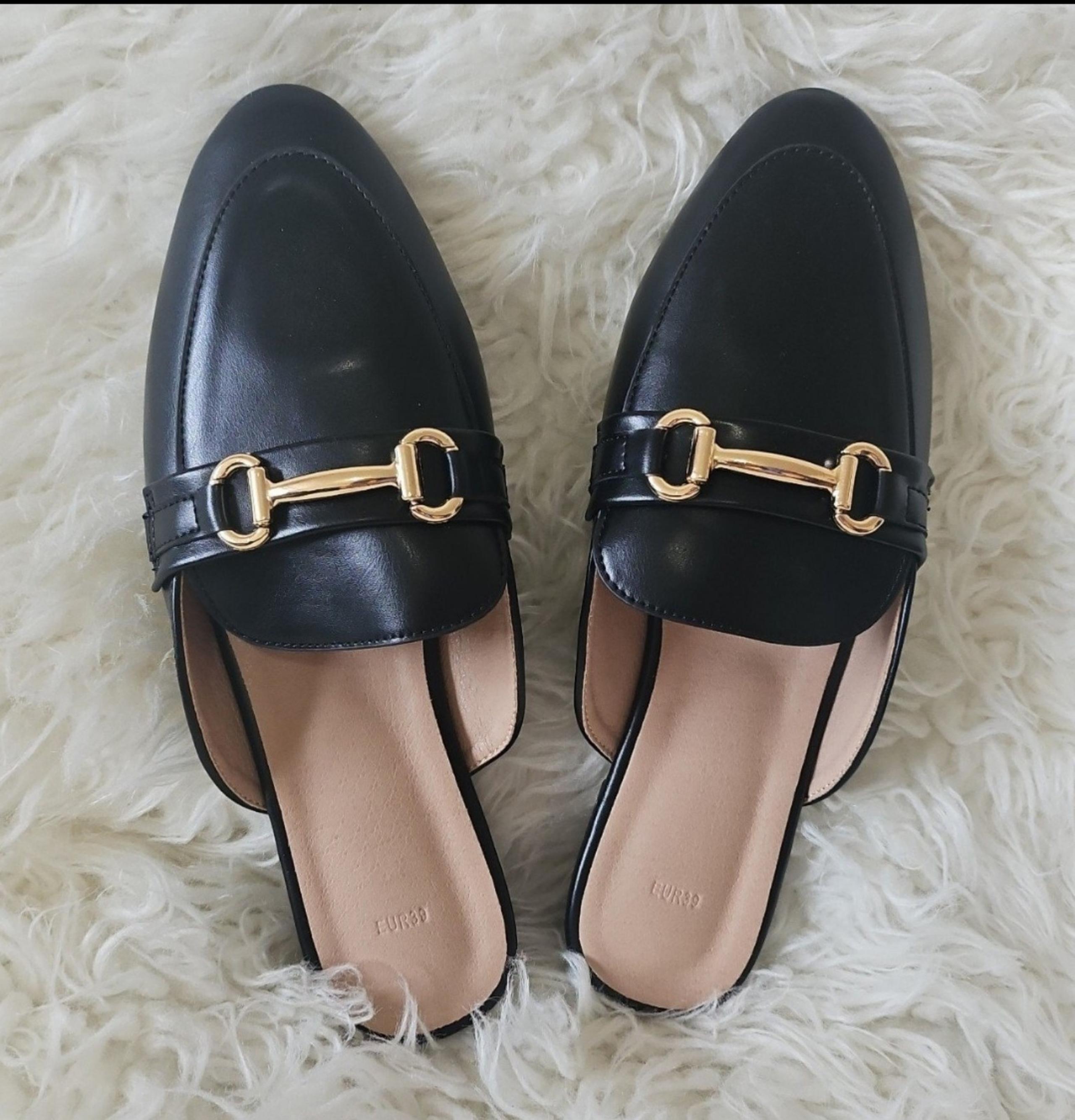 Leather loafers