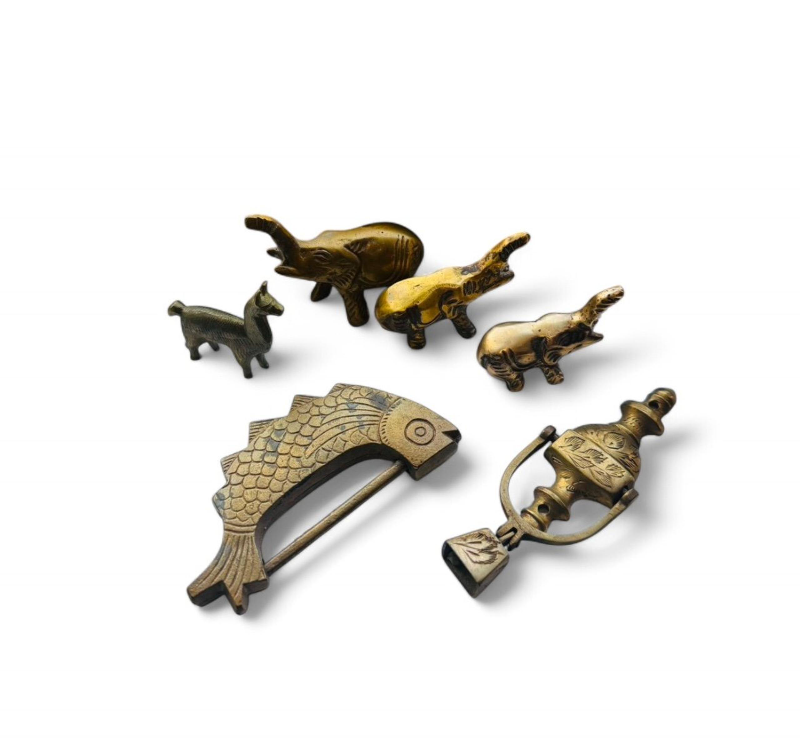 Vintage Lot Brass Trinkets and Figurines