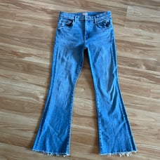 Awesome Mother Denim The Weekender Fray Jeans in Groovy Kind of Love - Sz 32