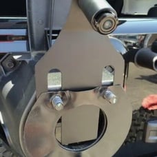 Spare Tire Flush Mount Back-Up Camera Bracket for '07-18 Jeep Wrangler Rubicon