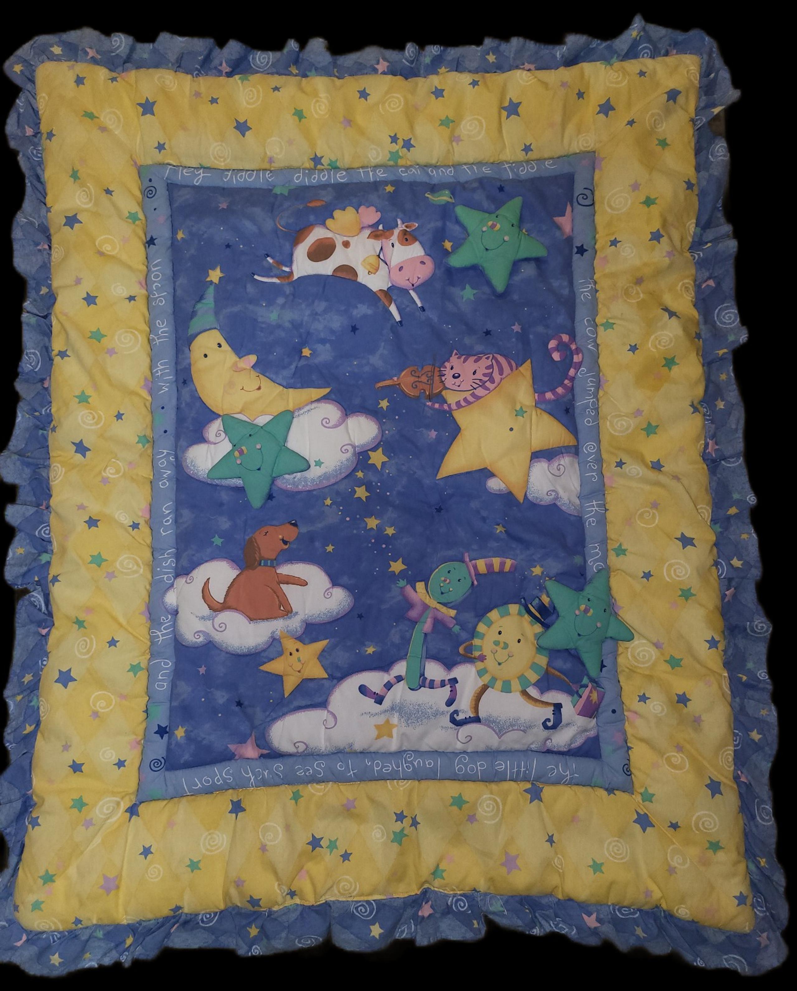 KIDSLINE VIV EISNER HESS VINTAGE NURSERY RHYME BABY 3D COMFORTER  BLANKET