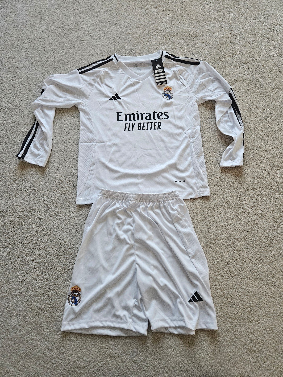 Bundle kids soccer kits SPAIN , R MADRID AND USA