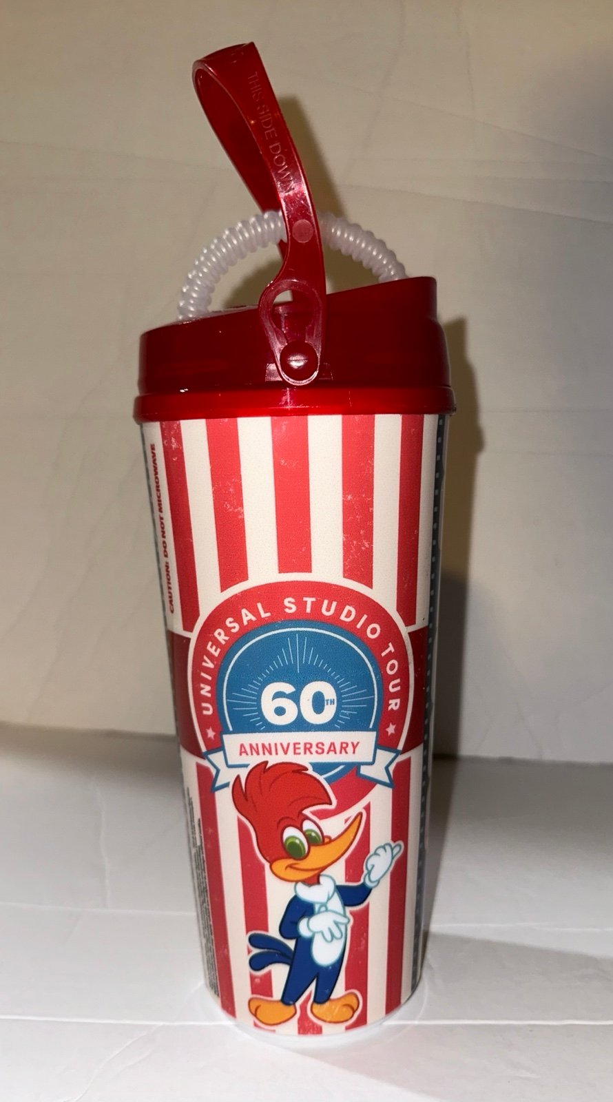 Universal Studios Studio Tour 60th Anniversary Glamor Tram Woody Freestyle Cup