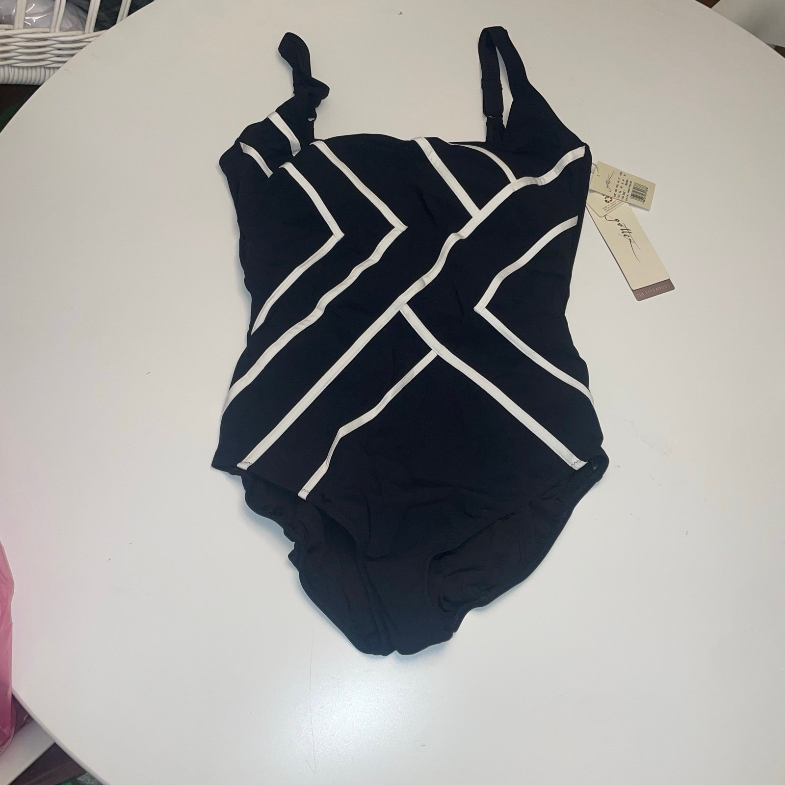 Gottex Mirage Women's Square Neck One Piece Swimsuit Essential with Soft Cups, T