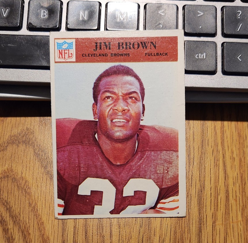 1966 philadelphia football jim brown Cleveland browns hof