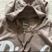 Vs Pink Side Slit Full Zip Hoodie Sand M