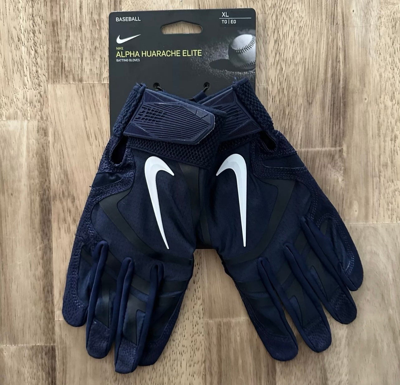 Nike Alpha Huarache Elite Batting Gloves Baseball XL