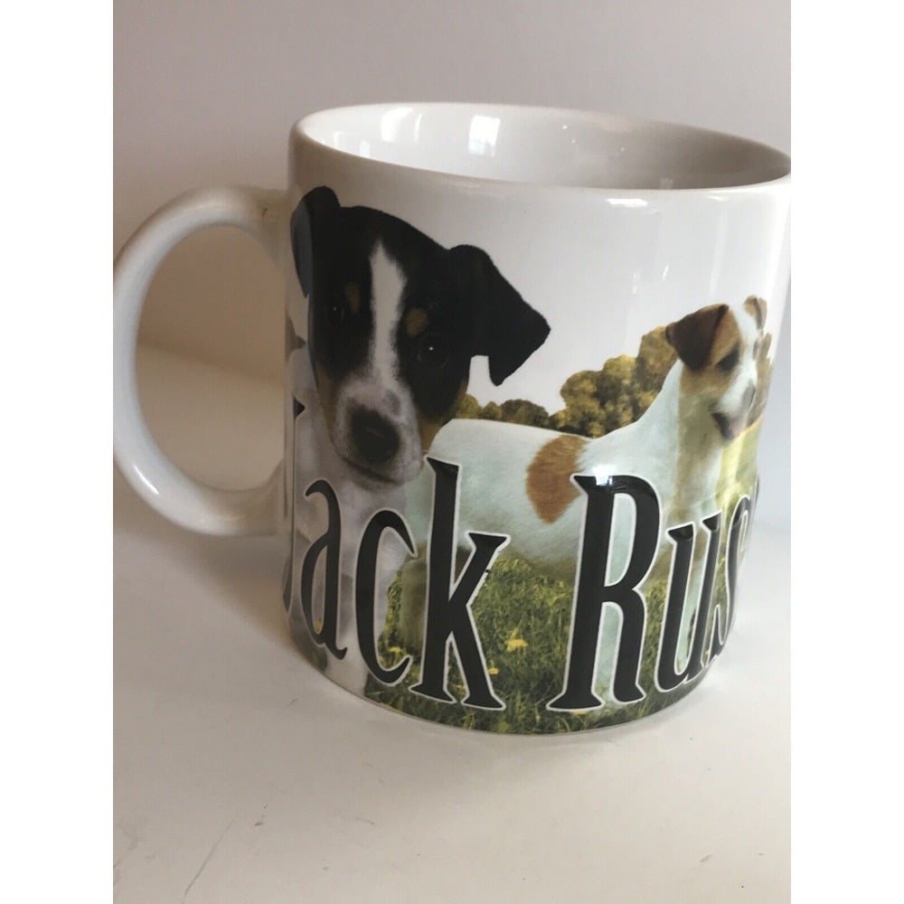 Jack Russell Terrier 3-D Mug Americaware 2014 Large Coffee Cup Mug Dog