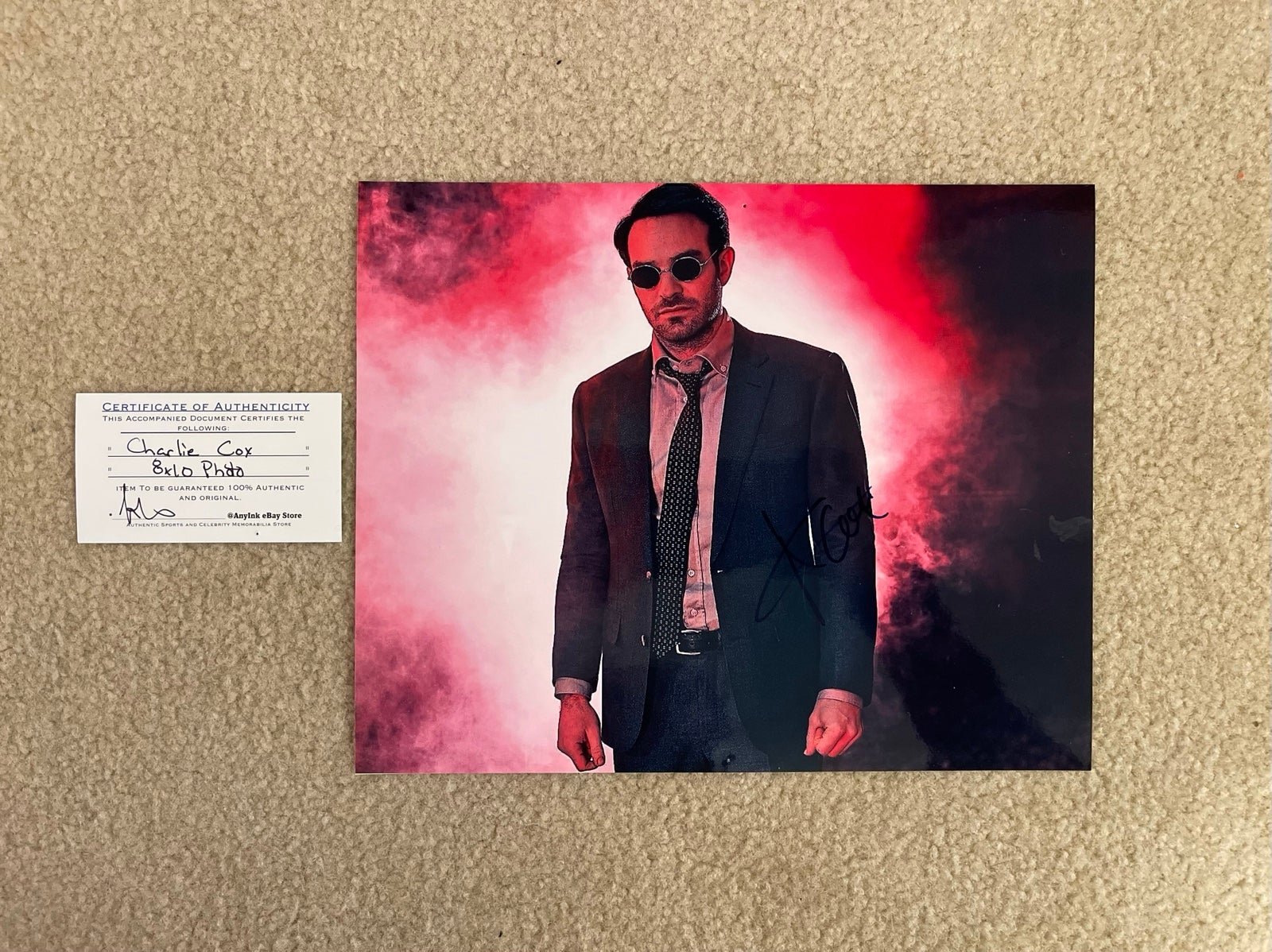 Charlie Cox Signed 8x10 Photo