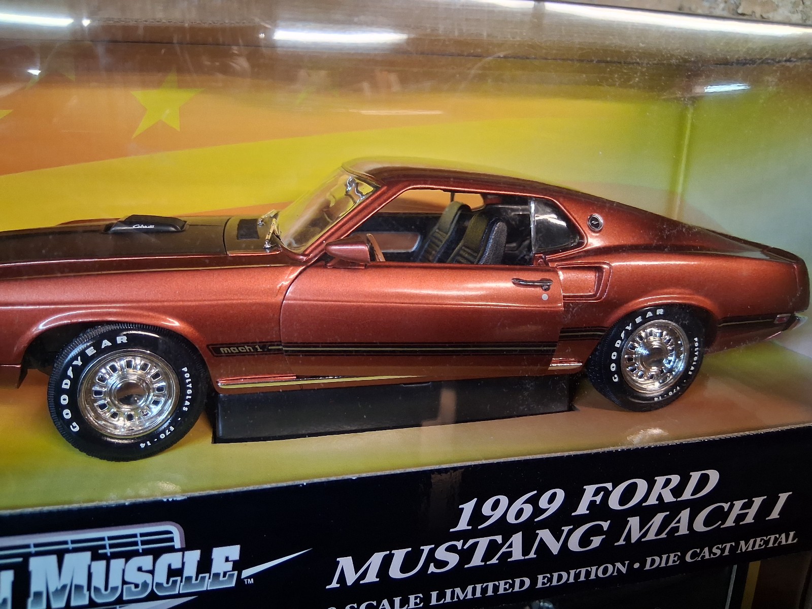 11969 Ford mustang mach I die cast metal