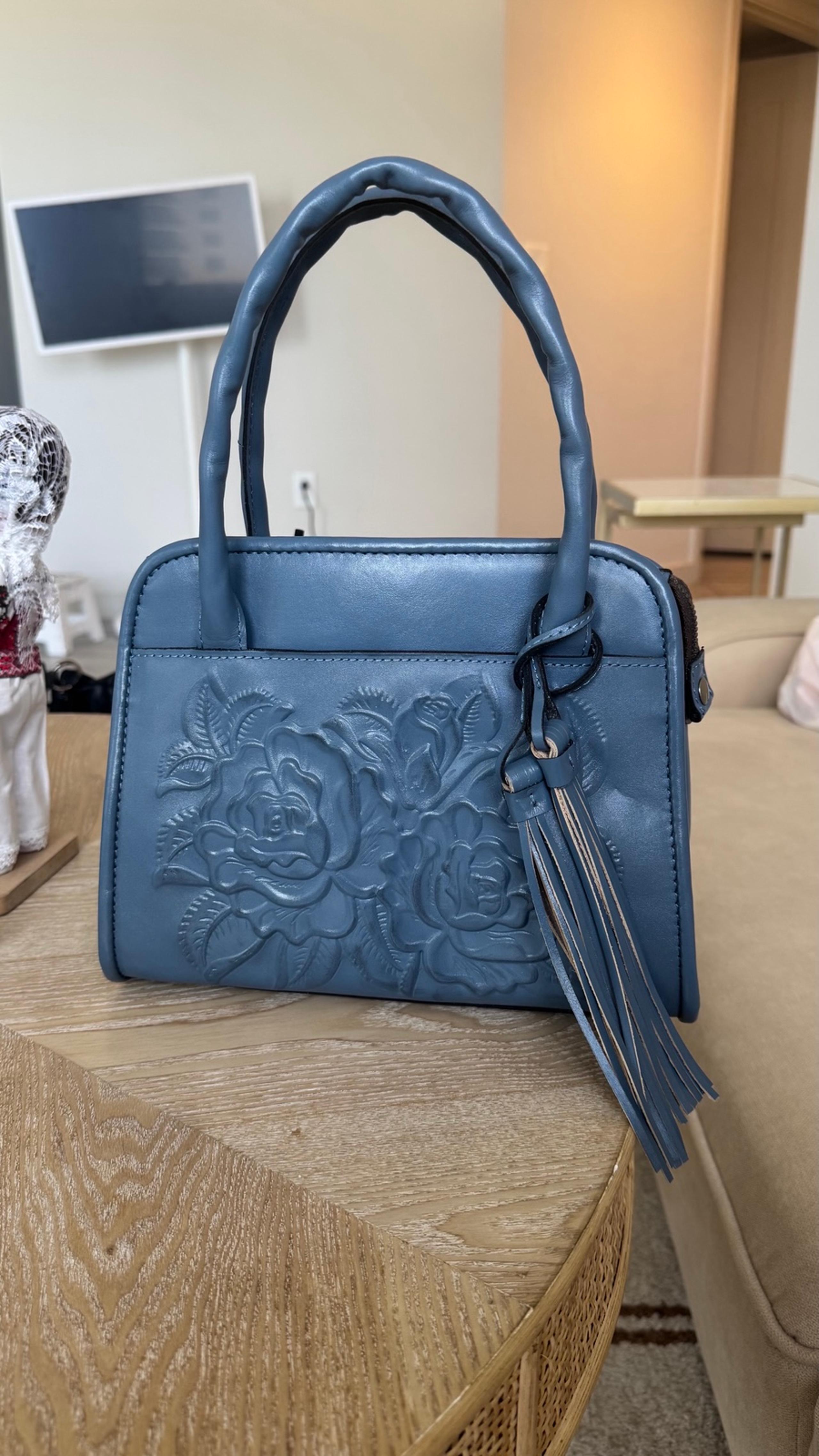 Patricia Nash Blue Satchel