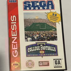1994 SEGA College Footballs National Championship game cartridge