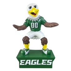 NFL Eagles Retro 12 Mascot Figurine Game Day Hand Painted Swope