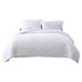 Larch 3 Piece Queen Comforter Set White