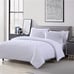 Larch 3 Piece Queen Comforter Set White