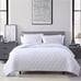 Larch 3 Piece Queen Comforter Set White