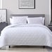 Larch 3 Piece Queen Comforter Set White