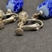 Vintage haskell NA Navajo lapis earrings