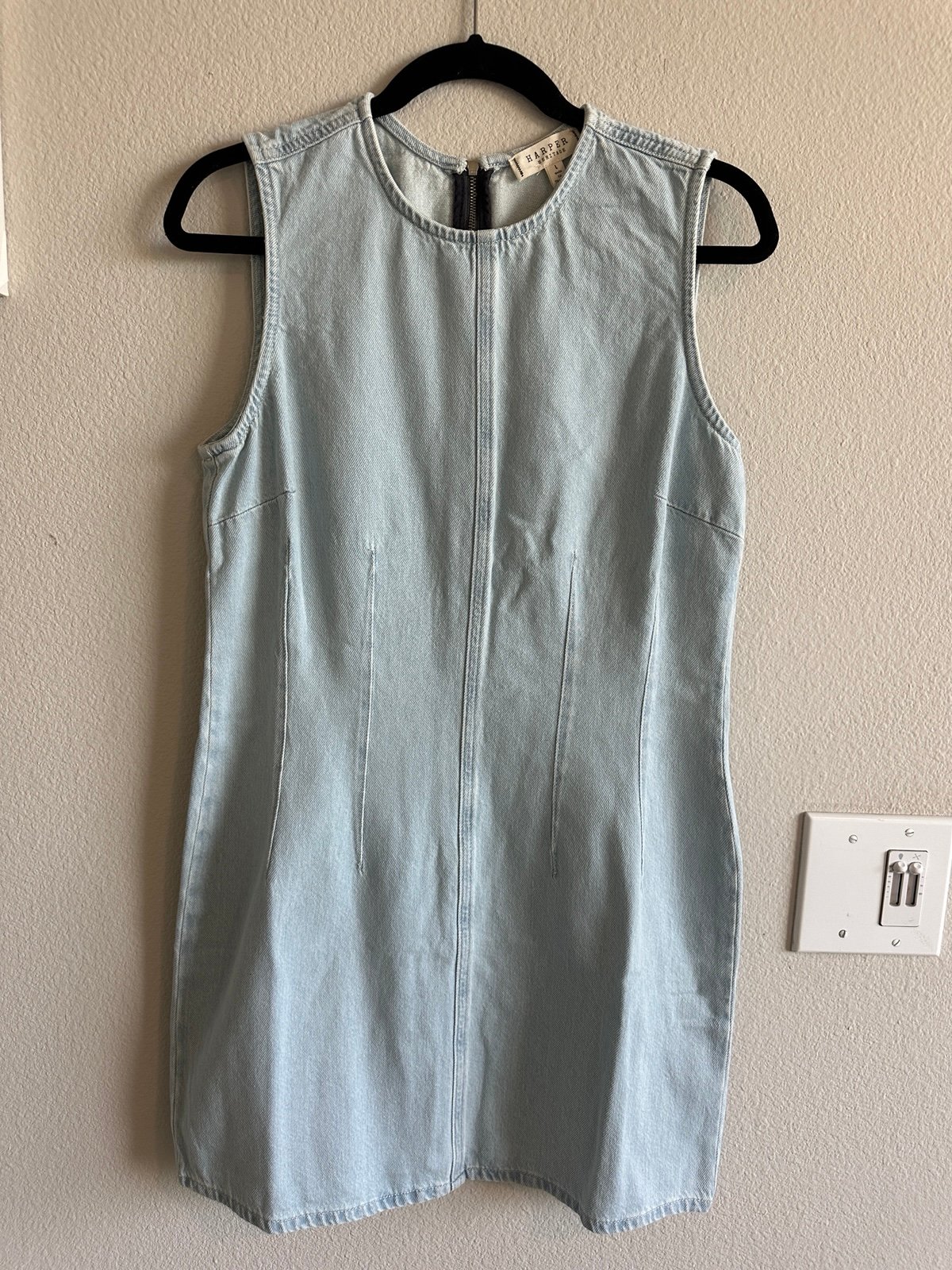 Francescas denim mini dress