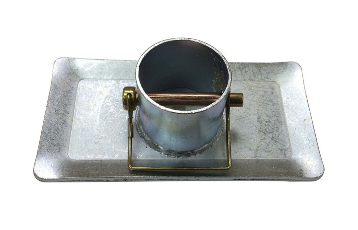 New Trailer Jack Foot Plate With Lock Pin