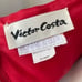 Vintage 80s Victor Costa Sexy Red Strapless Mini Dress XXS XS 4